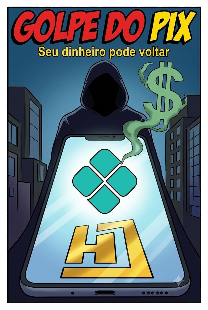 Quadrinho — Golpe do PIX
